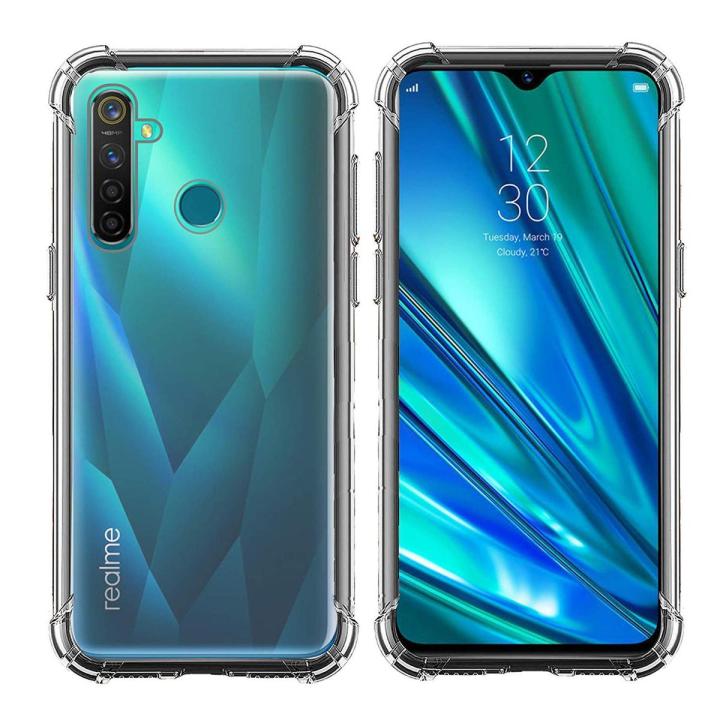 Realme%205%20Back%20Cover%20Realme%205i%20Back%20Cover%20Realme%205s%20Back%20Cover%20Realme%206i%20Back%20Cover%20Realme%20C3%20Back%20Cover%20Transparent%20Extra%20Bumper%20Anti%20Shock%20Soft%20Crystal%20Clear%20Case%20For%2055s5i6iC3%20-%20Image%202