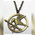 The Hunger Game Mocking-jay Pendant Necklace For Boys - Metal. 