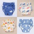 High-quality Reusable Training Pants Washable Cotton Panties Soft Waterproof Diapers Baby Kids. 