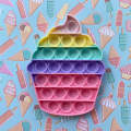 UNICORN & CUPCAKE POP IT FIDGET TOY SET. 