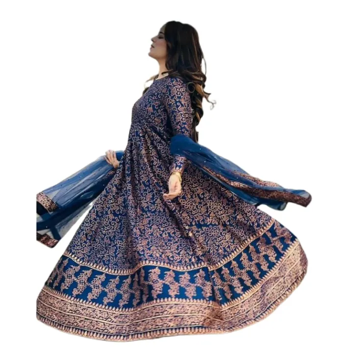 Stitched%20embroidery%203pc%20Maxi%20dress%20for%20Girl%20%20and%20women%20-%20Image%203