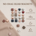 Magnetic Hijab Pins – Premium Quality No-Snag Hijab Clips – Strong Grip, Rust-Free, Stylish Multi-Color Hijab Magnets – Best for Scarf, Dupatta & Fabric Fixing. 