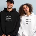 Trendy Sniper,Wifey Hoodie Pair For Couples,Gifted To your GirlFriend. Best option to Gifted this at Her/His birthday. 