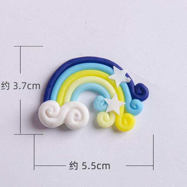 Birthday cake cute decoration accessories rainbow cake rainbow decoration wedding party wedding cake decoration supplies