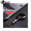 New Luxury Roewood Pendant Phone trap Keychain Anti-loe Anti-drop trap Ring Grip. 