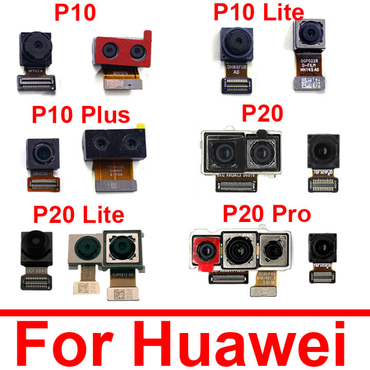 Front Rear Back Camera For Huawei P10 P20 Lite P10 Plus P20 Pro Front Facing Small Main Big Camera Flex Cable Replacement Parts