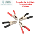 (Pairs Of 2/4) Electrical Alligator Clips Car Battery Clamps for Car Test Probe Alligator Clip Power Tools. 