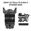 sony 24 70mm f2.8 GM II sticker skin not pouch or cover. 