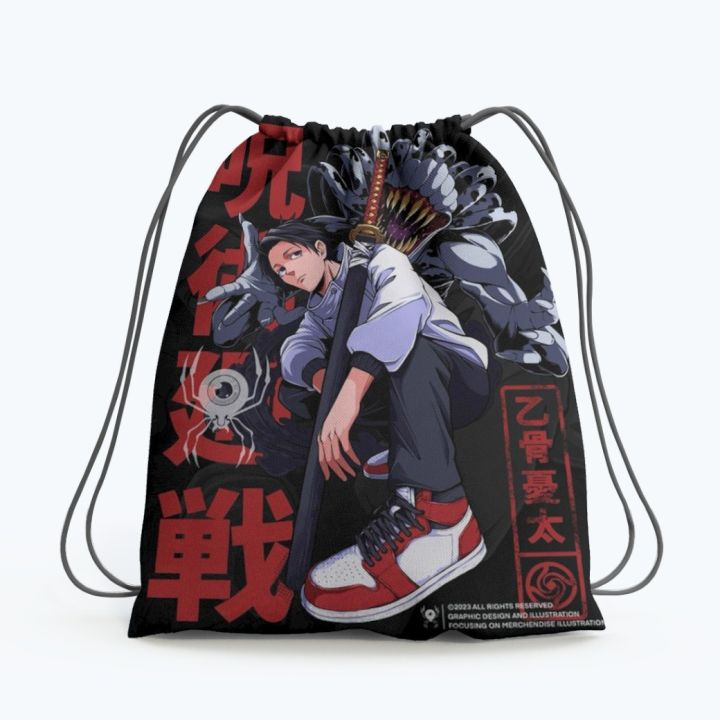 Anime Drawstring Bag Design Digitally Printed at CustomizeGiftsPK