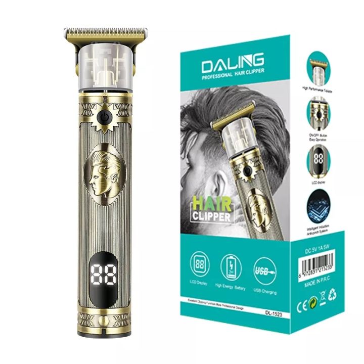 DALING DL-1317 hair cutting machine rechargeable barber clippers professional electric cordless hair trimmer for men