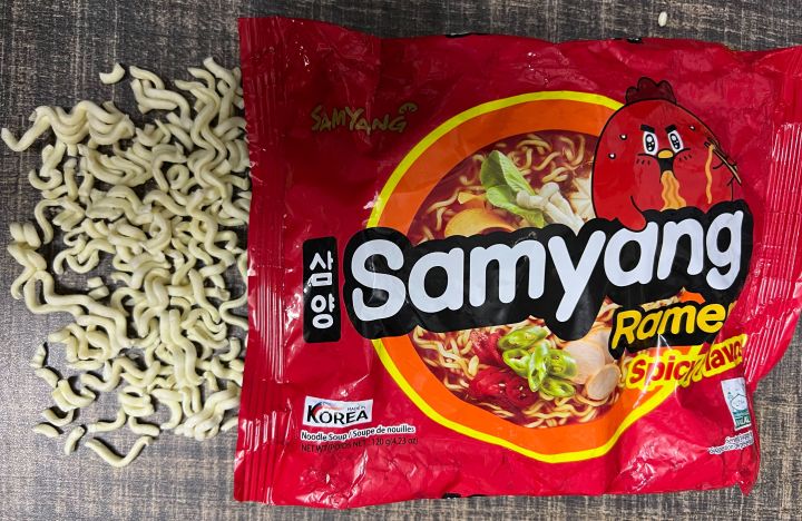 Samyang Original Extra Spicy Flavor Noodles (BROKEN CRUSHED) | 130 Gram | Instant Noodles | Korean Imported Noodles | ramen noodles