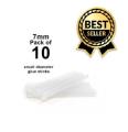 Pack of 10 - Small Glue Sticks for 7mm hole of Small Glue_Gun. 