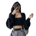 Women's Cardigans Open Front Shrugs Long Sleeve Cropped Cardigan Sweaters Shrug Boleros T8NB. 