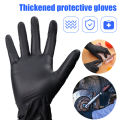 1/10/20/50PCS Disposable Black Nitrile Gloves For Household Cleaning Work Safety Gardening Gloves Kitchen Tools. 