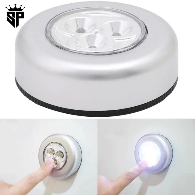 SP%20Dealz%20Wireless%20LED%20Puck%20Light,%20Stick-Anywhere%20Closet%20Portable%20Tap%20Push%20Button%20Stair-Wall%20Lights%20for%20Cabinet,%20Hallway,%20Bathroom,%20Bedroom,%20Kitchen,%203%20Battery%20Operated%20Low%20White%20Light,%20Pc1%20-%20Image%205