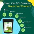 Pure & Natural Neem Powder For Eating & Drinking, 200gms. 