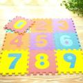 Kids Play Mat ABC Mat A to Z 26 Pieces and Number Mat 0 to 9 10 Pieces Foam Floor Mat 1ft x 1ft. 