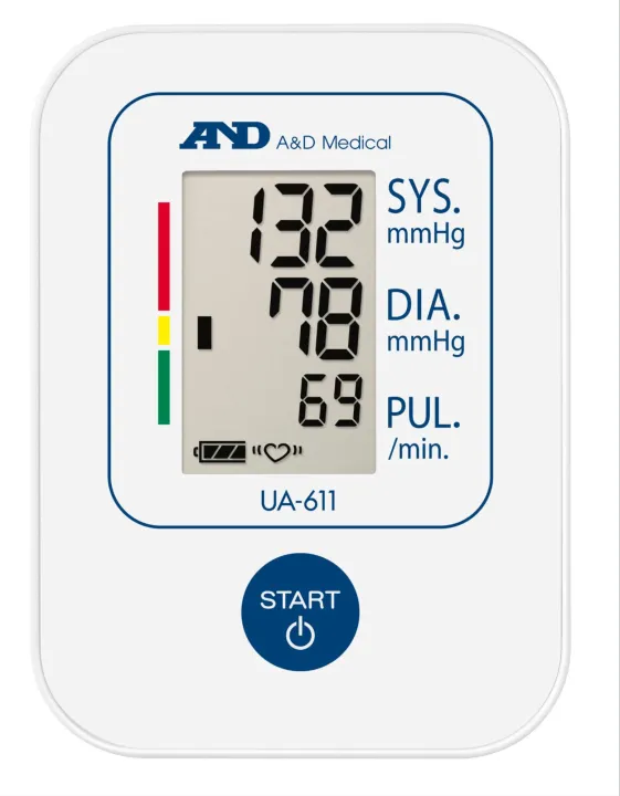 A&D UA-611 Digital Blood Pressure Monitor – BIHS & ESH Approved ...