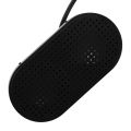 2X USB Speaker Portable Loudspeaker ed Stereo Multimedia Speaker for Notebook Laptop PC(Black). 