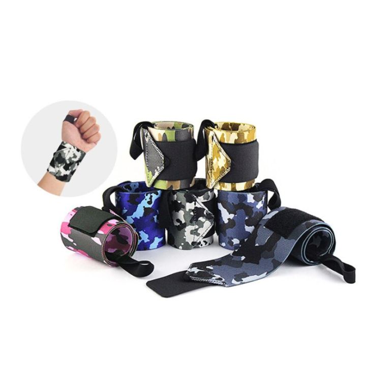 【KuaKe Mall】1Pcs Camouflage Verstelbare Pols Wraps Bandages Voor Gym Gewichtheffen Hand Bescherming