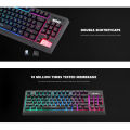 Marvo Scorpion K607 Membrane Gaming Keyboard With 3 RGB Lighting Effects. 
