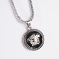 Mens Chain Locket Silver V. 