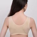 Front Open 3 Button Cotton Maternity Bra for Women's- Skin - Abil. 
