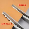 Zigzag and Scallop Shape Pinking Shear Scissors. 