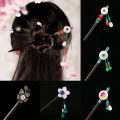 Sandalwood Tassel Step Shake Hairpin Hairpin Ancient Style Hair Ornaments Pan Hair Costume Headdress Ancient Hai. 
