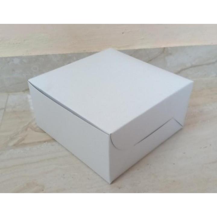 Cake Box Plain 8x8x2.5, Card Board Box For Cookies, Cake Boxes, Donut Boxes, Pastry Boxes (Pack Of 10)