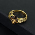 Voldemort Horcrux Crystal Ring The Resurrection Stone Marvolo Gaunt Deathly Hallows Ring Men Women Wedding Jewelry. 