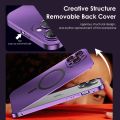 Aluminum Metal Frame iPhone Case Magsafe With Camera Protection iPhone 15 Pro Max/15 Pro/14 Pro Max/14 Pro/13 Pro/13 Pro Max/13/14/12 Pro Max/12 Pro. 