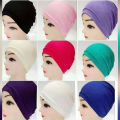 Pack of 12 Plain Muslim Headscarf Inner Hijab Caps. 