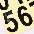 0-9 Car License Plate Reflective Number Label Stickers Waterproof Invisible Number Stickers Highly Reflective Vinyl Sticker. 