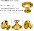 Drawer Pulls and Knobs,1-1/4" Diameter Gold Round Knobs for Cabinets, Drawers, Solid Zinc Alloy Dresser Handles, Pack Of 2, 4, 10 And 20. 