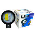AKE 1-PCS Moto LED T20 White Yellow with RED DRL and Flasher 4 Function Motorcycle Led Light 20w Dual Tone 3-Wires Fog Led For motorcycle, Car, Jeep. 