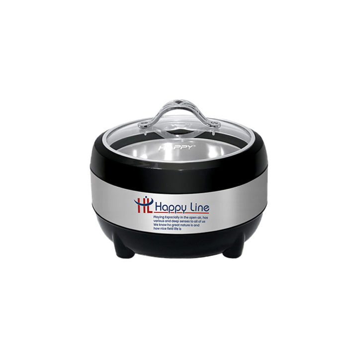 Hot Pot with Glass Lid by Happy House | Large