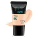 Maybelline New York Fit Me Matte & Poreless Liquid Foundation 18ml Tube - 120 Classic Ivory - For Normal to Oily Skin. 