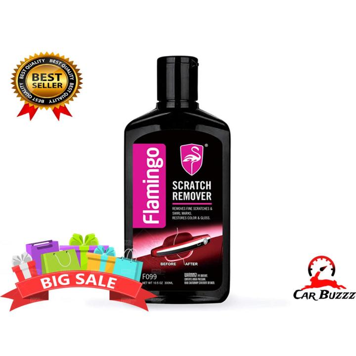 Flamingo Car Scratch and Swirl Mark Remover 300ml- Restores Color and Gloss For Bikes And Cars