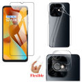 Tecno Spark 10c Protective Combo Deal: Tempered Glass Screen Protector, Back Hydrogel Protector, Back Camera Protector. 