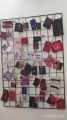 FREE FAIRYLIGHT ALONG | Aesthetic Metal Grid Wall Panel for Decoration 🖤 | Photo Display with Wooden Clips & Cards | 1.5 x 2 ft Metal Grid Wall Decor  Home items, Perfect for any Wall, stylish memo board, Inbox Us for Cards/Stickers  Customization. 