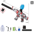 Electric Gel Blaster AK-47 Toy Gun Ultimate Outdoor Fun - Biodegradable Gel Balls, Graffiti Skins, Fast-Action Blasting, Perfect for Backyard Battles and Group Play Ages 14+ ( Multiply color and Design ). 