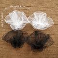 1Pair Nail Art Tulle Fake Pleated Cuff Photo Backgrounds For Nail Photography Nail Tips Display Embellish Pearls Tulle Sleeve Yao Store. 