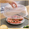 Enigma- Heat-proof Food Bowl Lid Steam Vented Microwave Food Cover Heat Resistant Easy to Clean Kitchen Bowl Cover for Baking Odorless Environmentally Friendly Rotating Exhaust Hole Food Cover. 