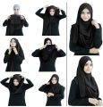 Double Loop Pin-less Instant Hijab - Ready to Wear Scarf for Girls and Women. 