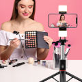 U6 bluetooth selfie stick, 1.3M mobile phone holder, horizontal , vertical , tripod selfie stick, mobile phone folding selfie stick. 