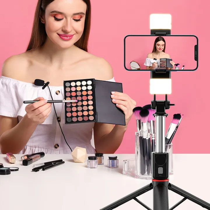 1.3%20m%20mobile%20phone%20selfie%20stick%20U6%20stainless%20steel%20Tiktok%20live%20broadcast%20bracket%201.7%20Bluetooth%20remote%20control%20telescc%20tripod%20-%20Image%204