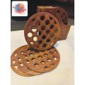 Tea Cup Coaster, MDF wooden Laser Cut cup Coaster 1. 