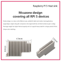 Aluminum Alloy Heatsink Heat Sink Radiator for 5 Anti-Oxidation Good Thermal Conductivity Heat Sink. 