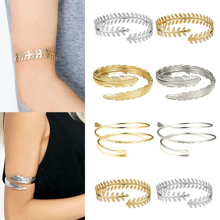%E3%80%90Hot%20demand%E3%80%91Arm%20Bracelet%20for%20Women%20Girls%20Mental%20Open%20Upper%20Arm%20Bangle%20Bracelet%20Adjustable%20-%20Image%203